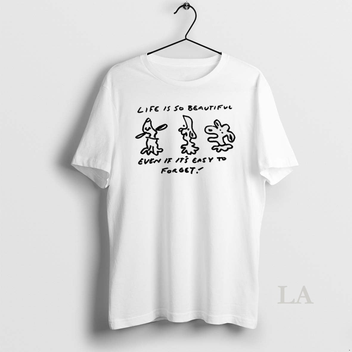 Original Dogs Sketch Life Is So Beautifull Even If Easy Forget T-Shirts, Hoodie, Sweatshirt - T-Shirt, Sweatshirt, Hoodie