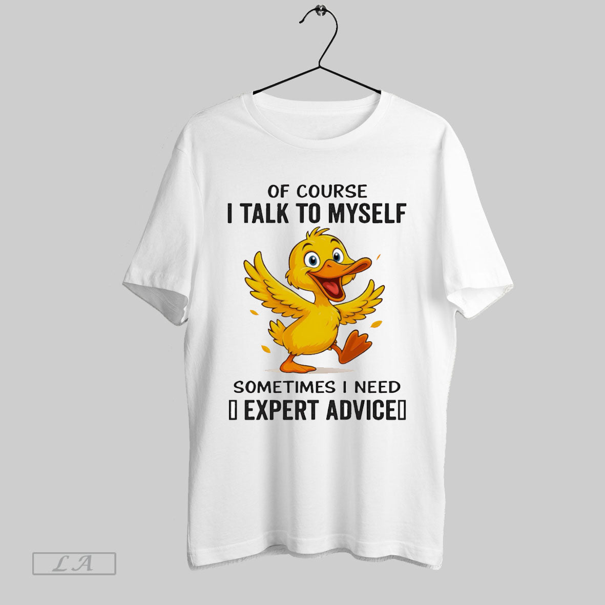 Original Duck Course I Talk Myself Sometimes I Need Expert Advice T-Shirts, Hoodie, Sweatshirt - T-Shirt, Sweatshirt, Hoodie