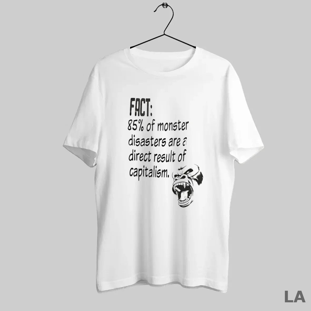 Original Fact 85 Percent Monster Disasters Are Direct Result Capitalism T-Shirts, Hoodie, Sweatshirt - T-Shirt, Sweatshirt, Hoodie