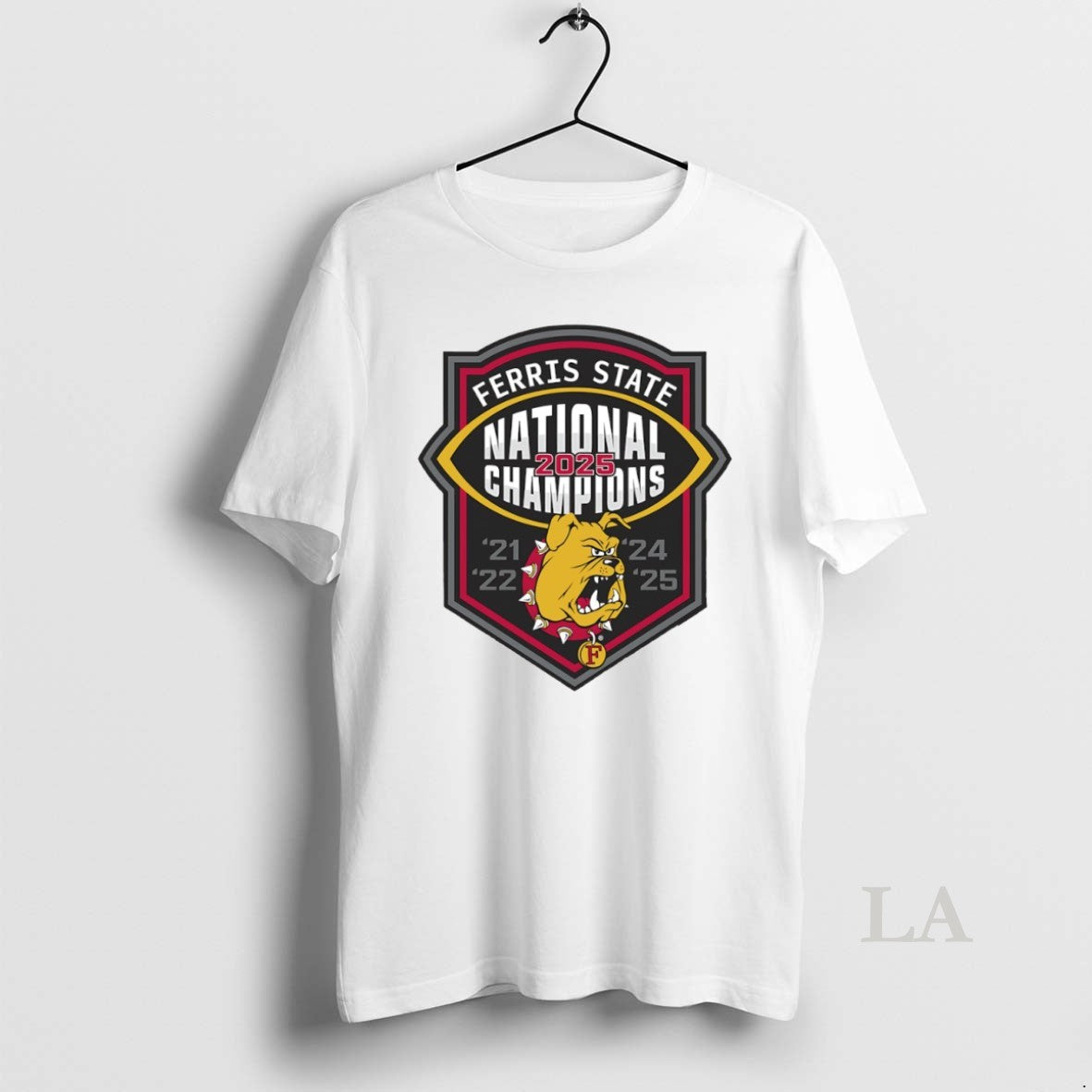 Original Ferris State Bulldogs 2025 National Champions Logo Circle T-Shirts, Hoodie, Sweatshirt - T-Shirt, Sweatshirt, Hoodie