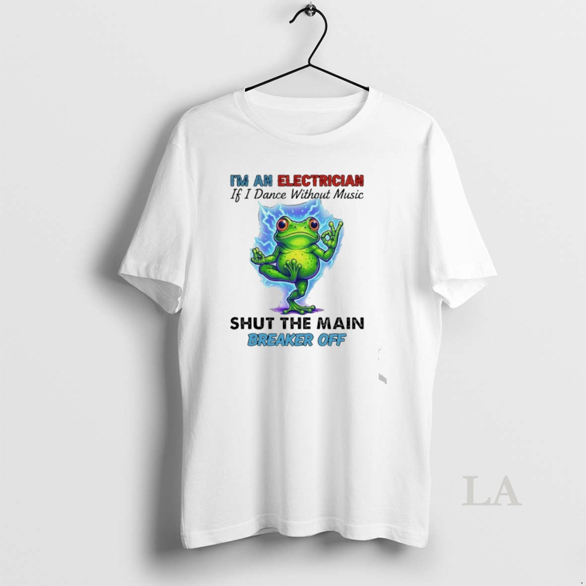 Original Frog Yoga Im Electrician If I Dance Without Music Shut Main Breaker T-Shirts, Hoodie, Sweatshirt - T-Shirt, Sweatshirt, Hoodie