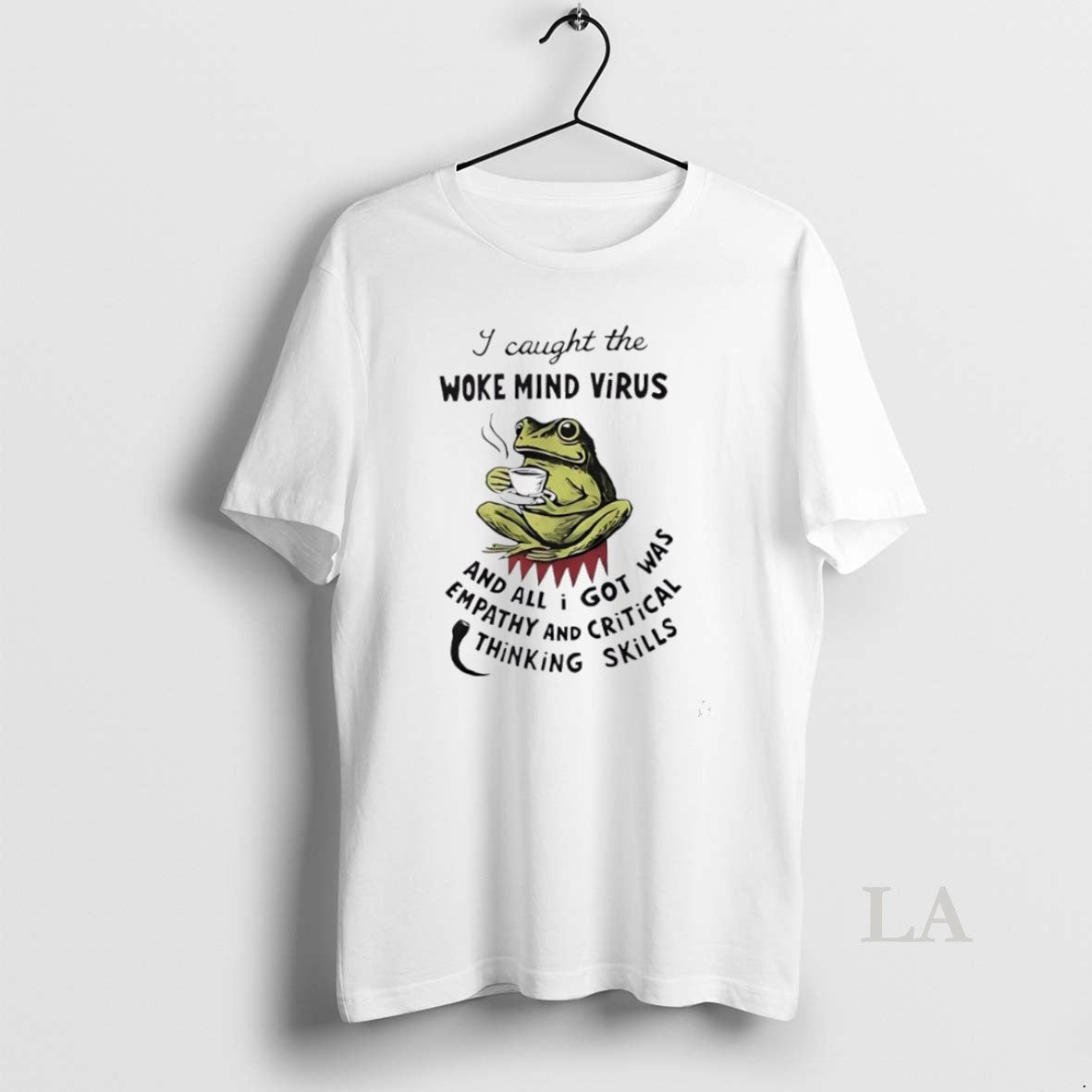 Original Frog Coffee I Caught Woke Mind Virus T-Shirts, Hoodie, Sweatshirt - T-Shirt, Sweatshirt, Hoodie
