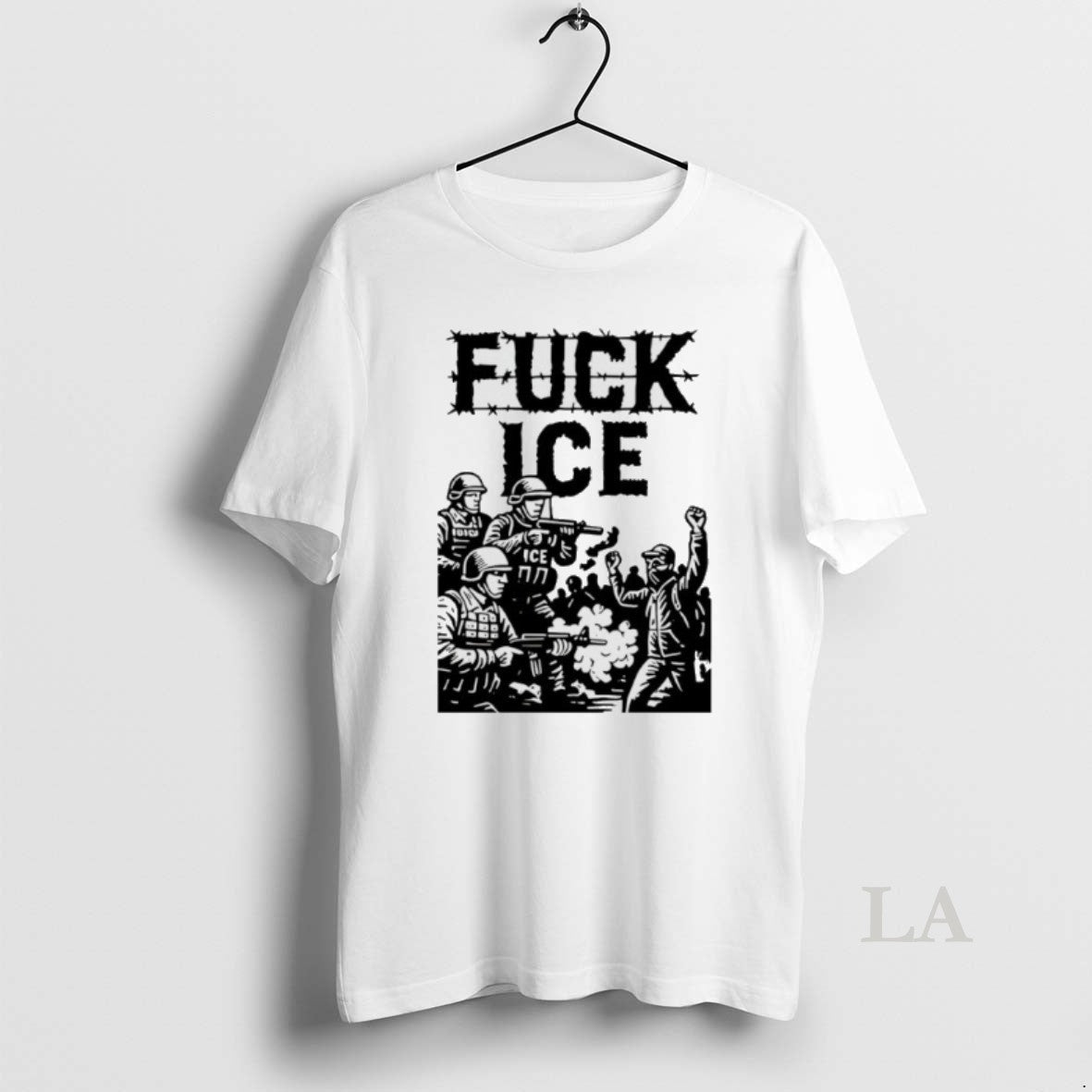 Original Fuck Ice Barbed Wire Protest T-Shirts, Hoodie, Sweatshirt - T-Shirt, Sweatshirt, Hoodie