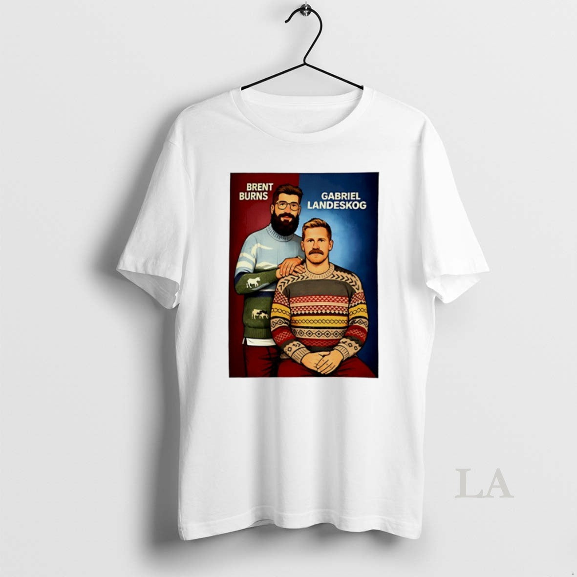 Original Gabriel Landeskog Brent Burns Step Brother Cartoon Circle T-Shirts, Hoodie, Sweatshirt - T-Shirt, Sweatshirt, Hoodie