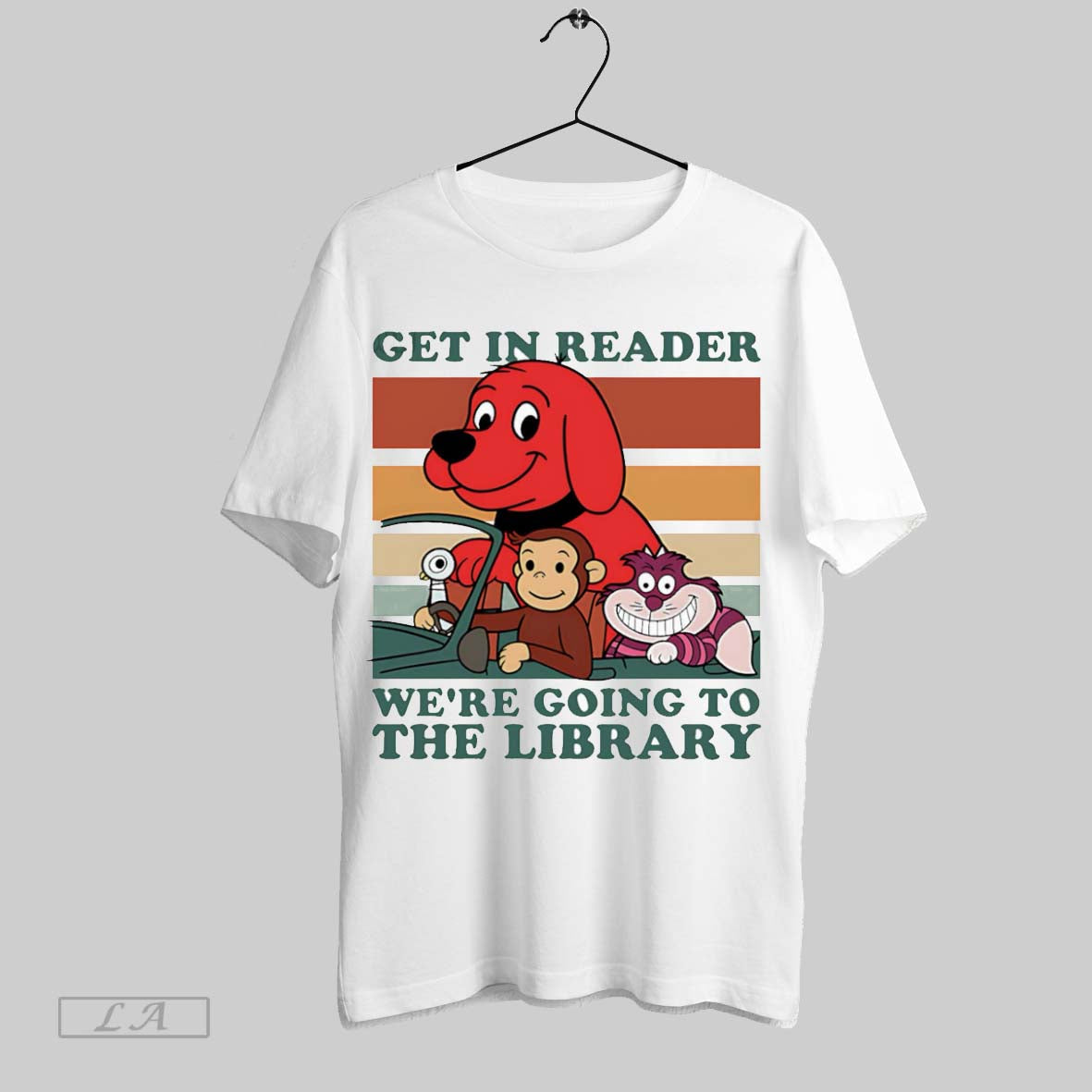 Original Get Reader Were Going Library Retro T-Shirts, Hoodie, Sweatshirt - T-Shirt, Sweatshirt, Hoodie