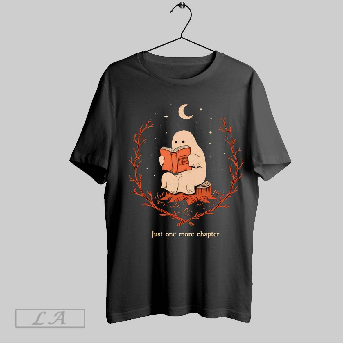 Original Ghost Reading Book Just One More Chapter T-Shirts, Hoodie, Sweatshirt - T-Shirt, Sweatshirt, Hoodie