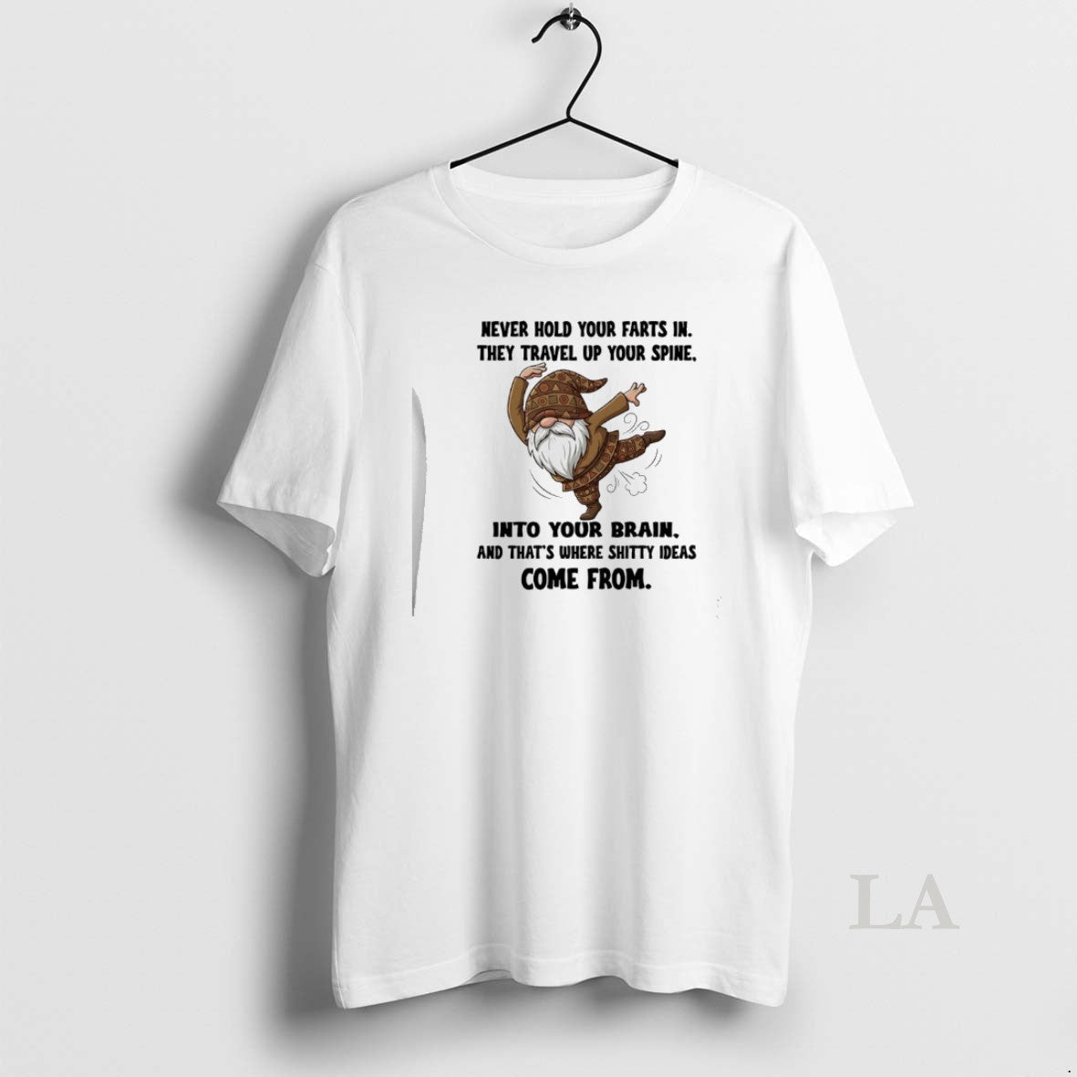 Original Gnome Never Hold Your Farts They Travel Up Your Spine Your Brain T-Shirts, Hoodie, Sweatshirt - T-Shirt, Sweatshirt, Hoodie
