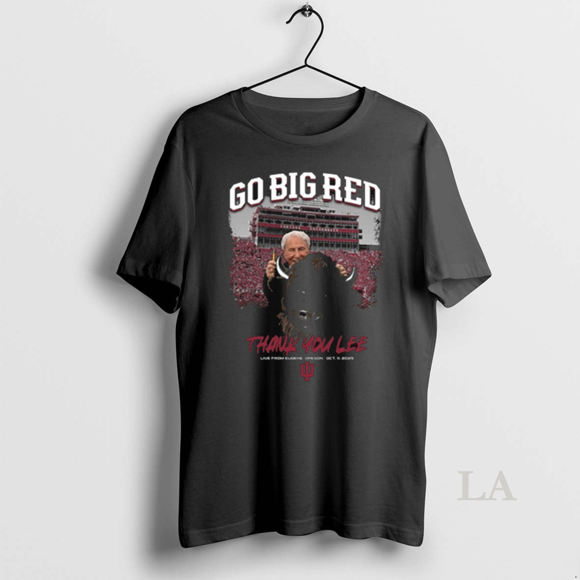 Original Go Big Red Thank You Lee Live Eugene Oregon October 11 2025 Indiana T-Shirts, Hoodie, Sweatshirt - T-Shirt, Sweatshirt, Hoodie