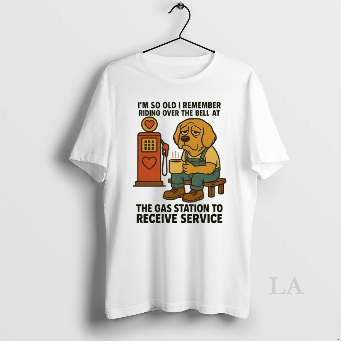 Original Golden Retriever Im So Old I Remember Riding Over Bell Gas T-Shirts, Hoodie, Sweatshirt - T-Shirt, Sweatshirt, Hoodie