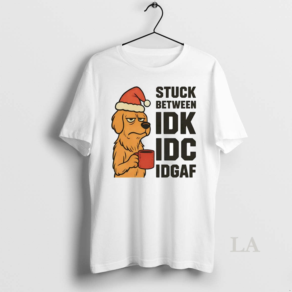 Original Golden Retriever Stuck Between Idk Idc Idgaf T-Shirts, Hoodie, Sweatshirt - T-Shirt, Sweatshirt, Hoodie