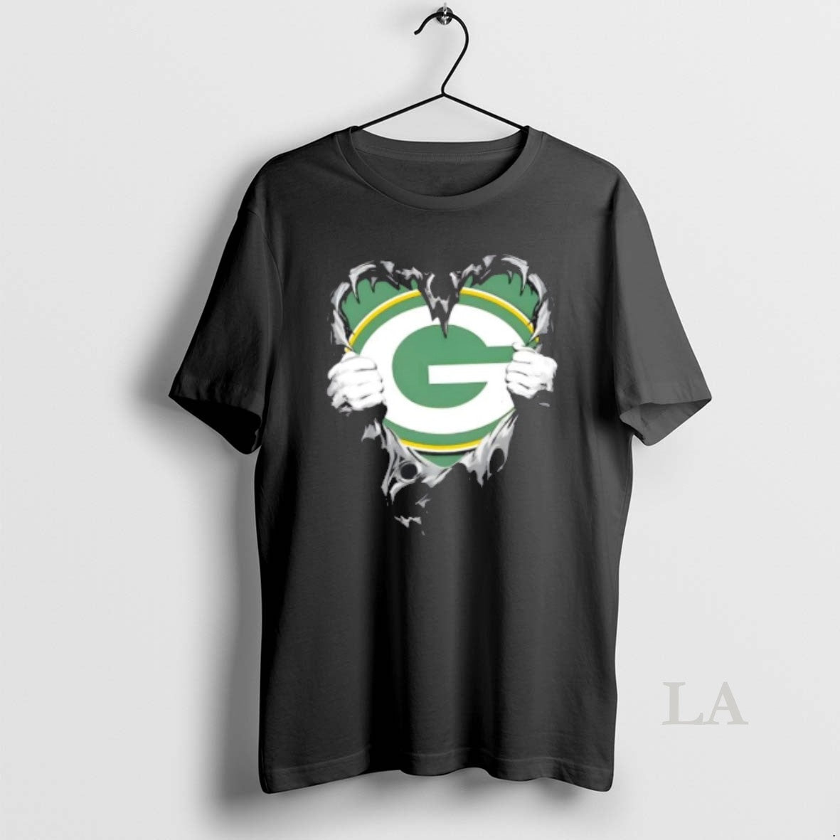 Original Green Bay Packers Rip Chest Forever My Heart T-Shirts, Hoodie, Sweatshirt - T-Shirt, Sweatshirt, Hoodie