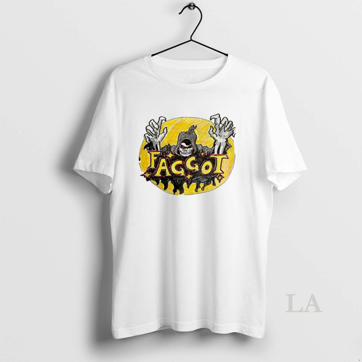 Original Grim Reaper Faggot Sketch Halloween T-Shirts, Hoodie, Sweatshirt - T-Shirt, Sweatshirt, Hoodie