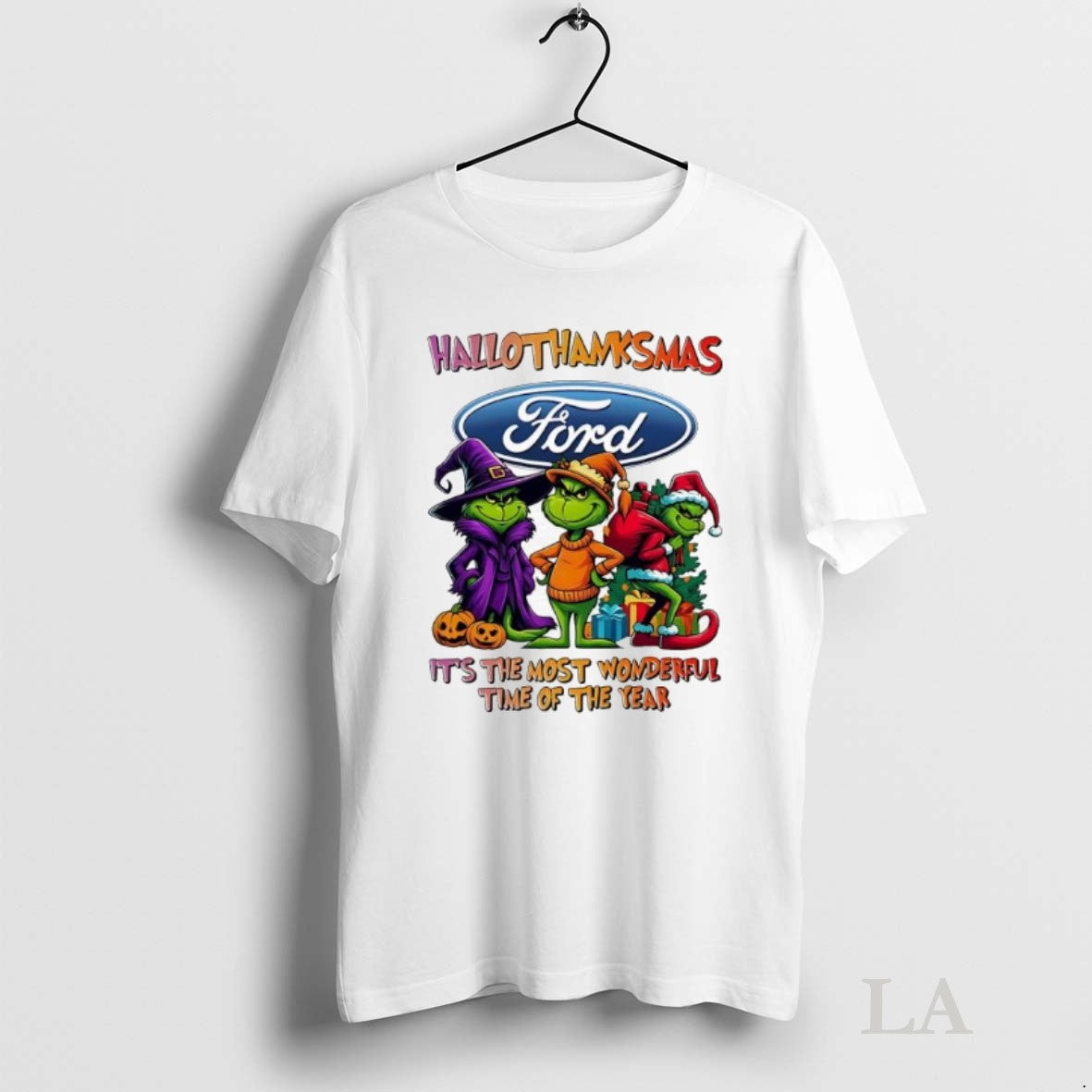 Original Grinch Hallothanksmas X Ford Motor Company Most Time Year T-Shirts, Hoodie, Sweatshirt - T-Shirt, Sweatshirt, Hoodie