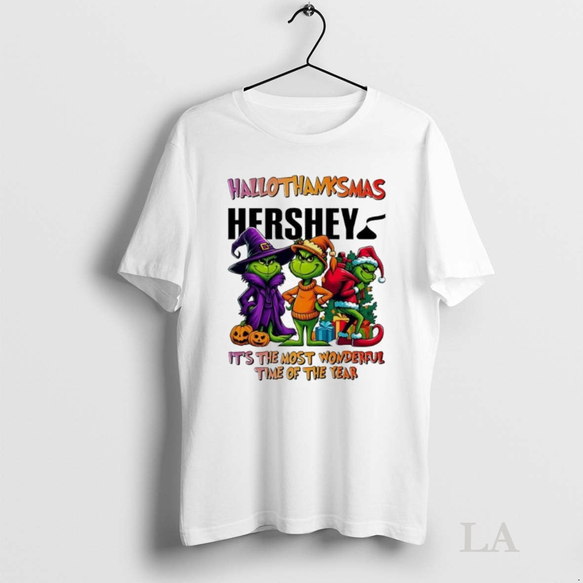 Original Grinch Hallothanksmas X Hersheys Brand Logo Most Time Year T-Shirts, Hoodie, Sweatshirt - T-Shirt, Sweatshirt, Hoodie