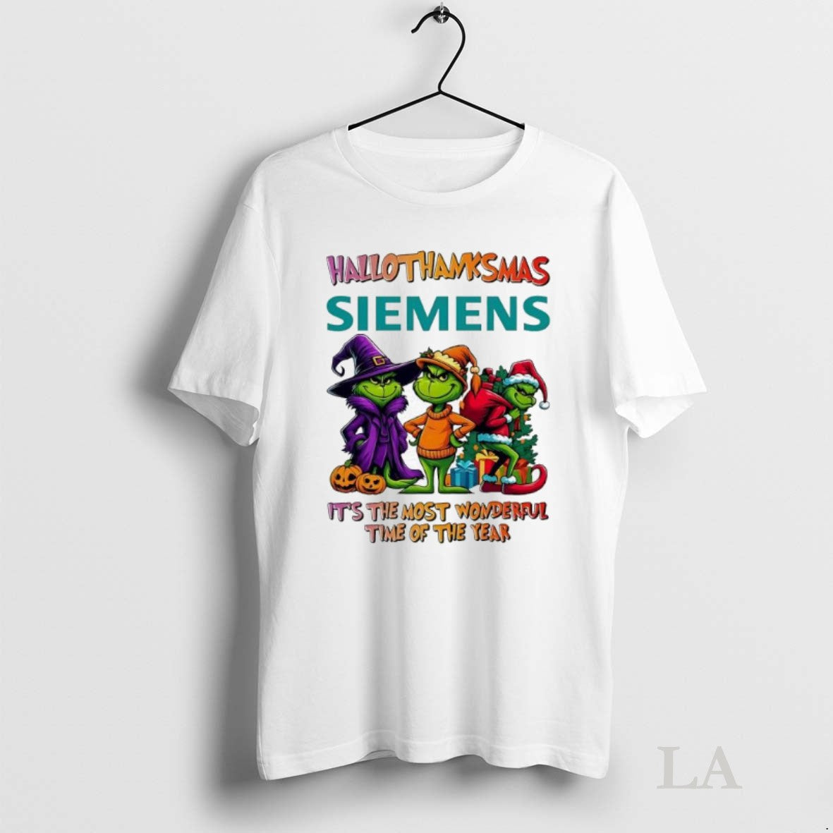 Original Grinch Hallothanksmas X Siemens Logo Most Time Year T-Shirts, Hoodie, Sweatshirt - T-Shirt, Sweatshirt, Hoodie