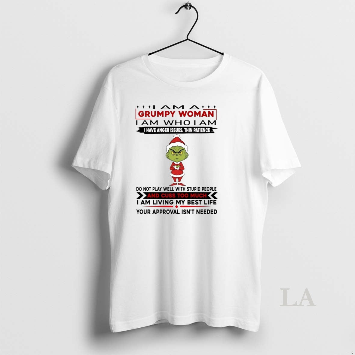 Original Grinch I Am Grumpy Woman I Have Anger Issues Thin Patience T-Shirts, Hoodie, Sweatshirt - T-Shirt, Sweatshirt, Hoodie