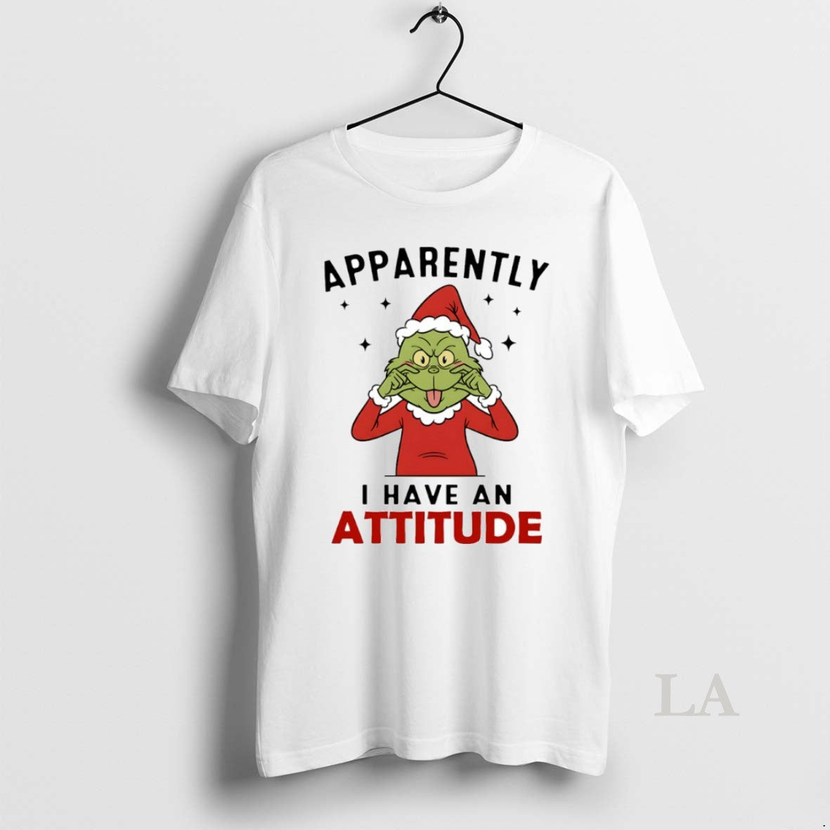 Original Grinch Apparently I Have Attitude Circle T-Shirts, Hoodie, Sweatshirt - T-Shirt, Sweatshirt, Hoodie