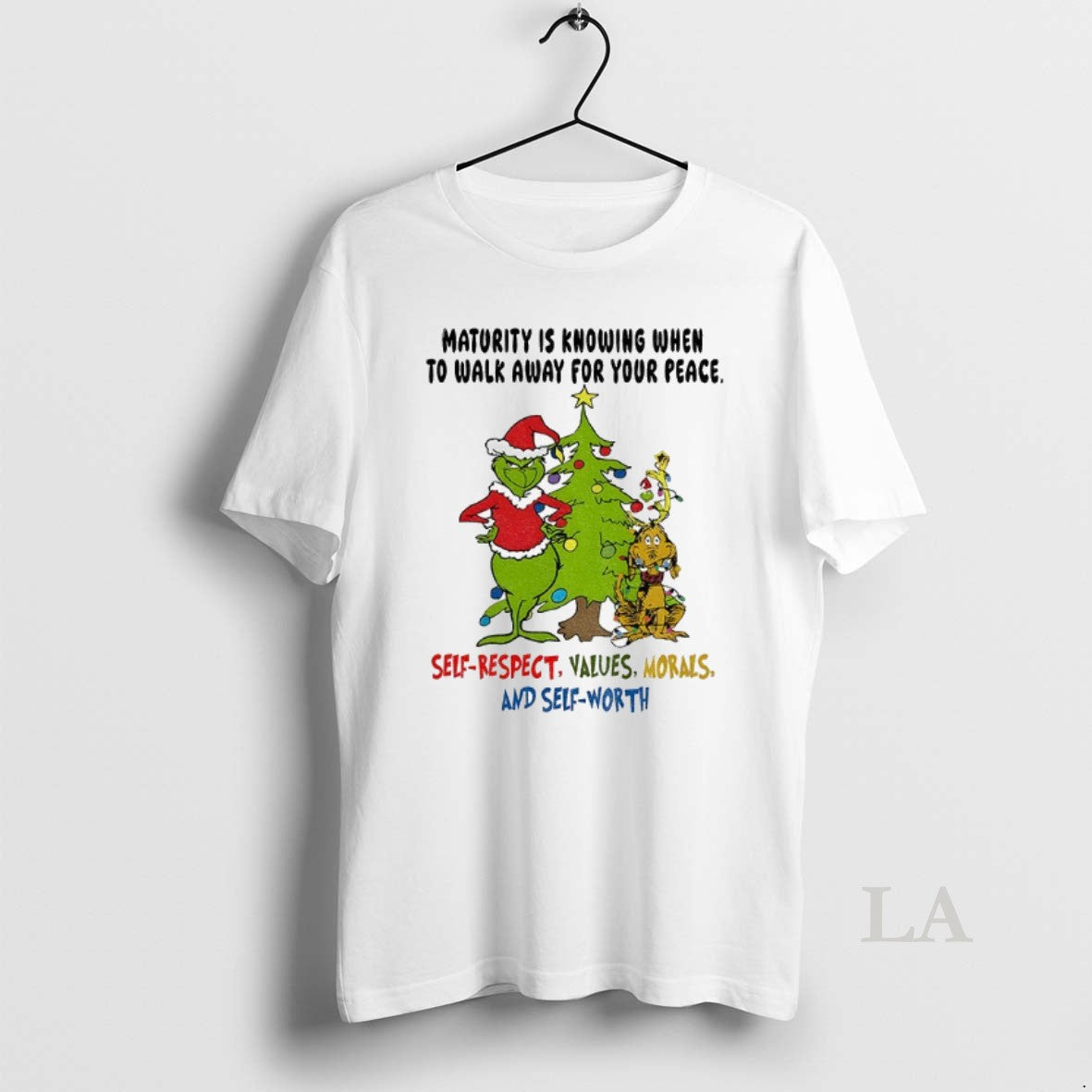 Original Grinch Maturity Is Knowing When Walk Away Your Peace Self Respect Values T-Shirts, Hoodie, Sweatshirt - T-Shirt, Sweatshirt, Hoodie