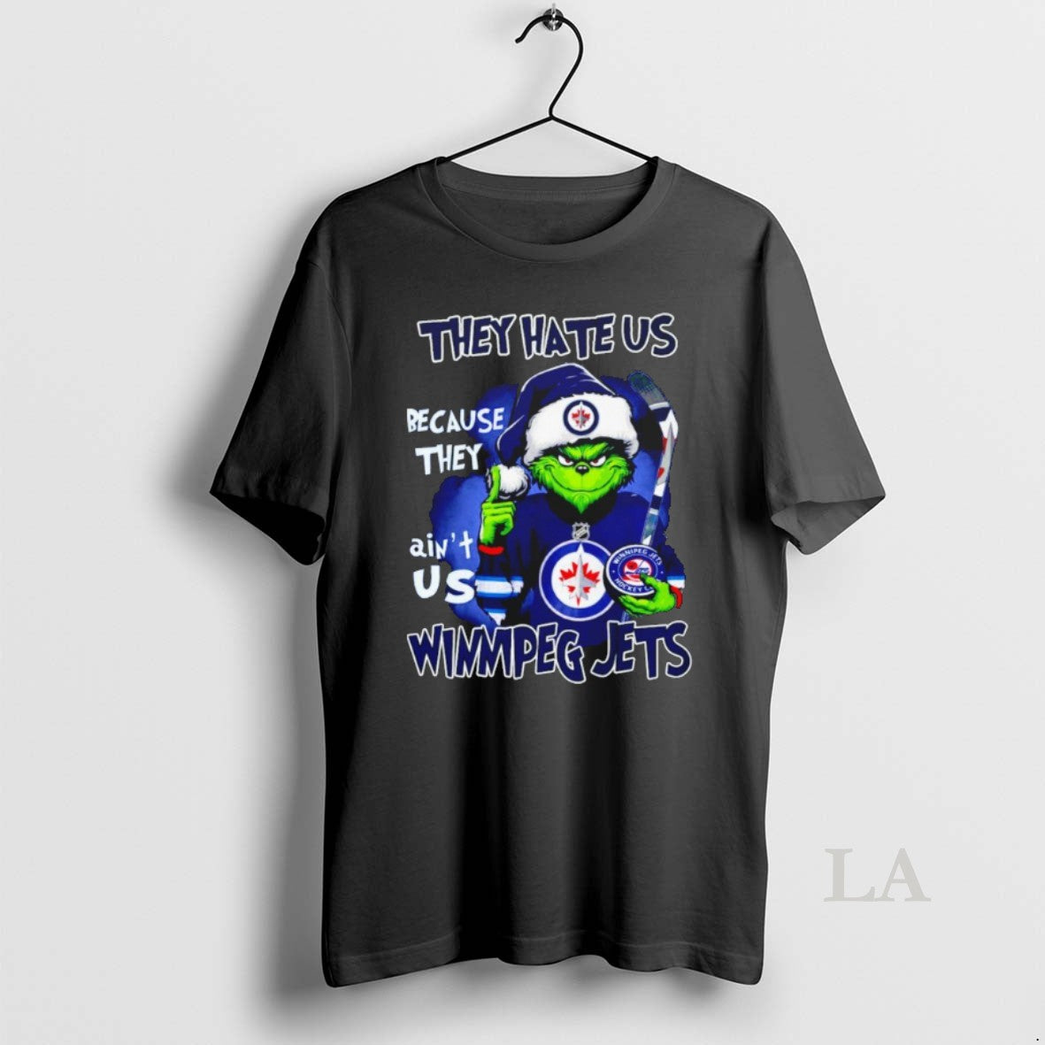 Original Grinch They Hate Us Because They Aint Is Winnipeg Jets T-Shirts, Hoodie, Sweatshirt - T-Shirt, Sweatshirt, Hoodie