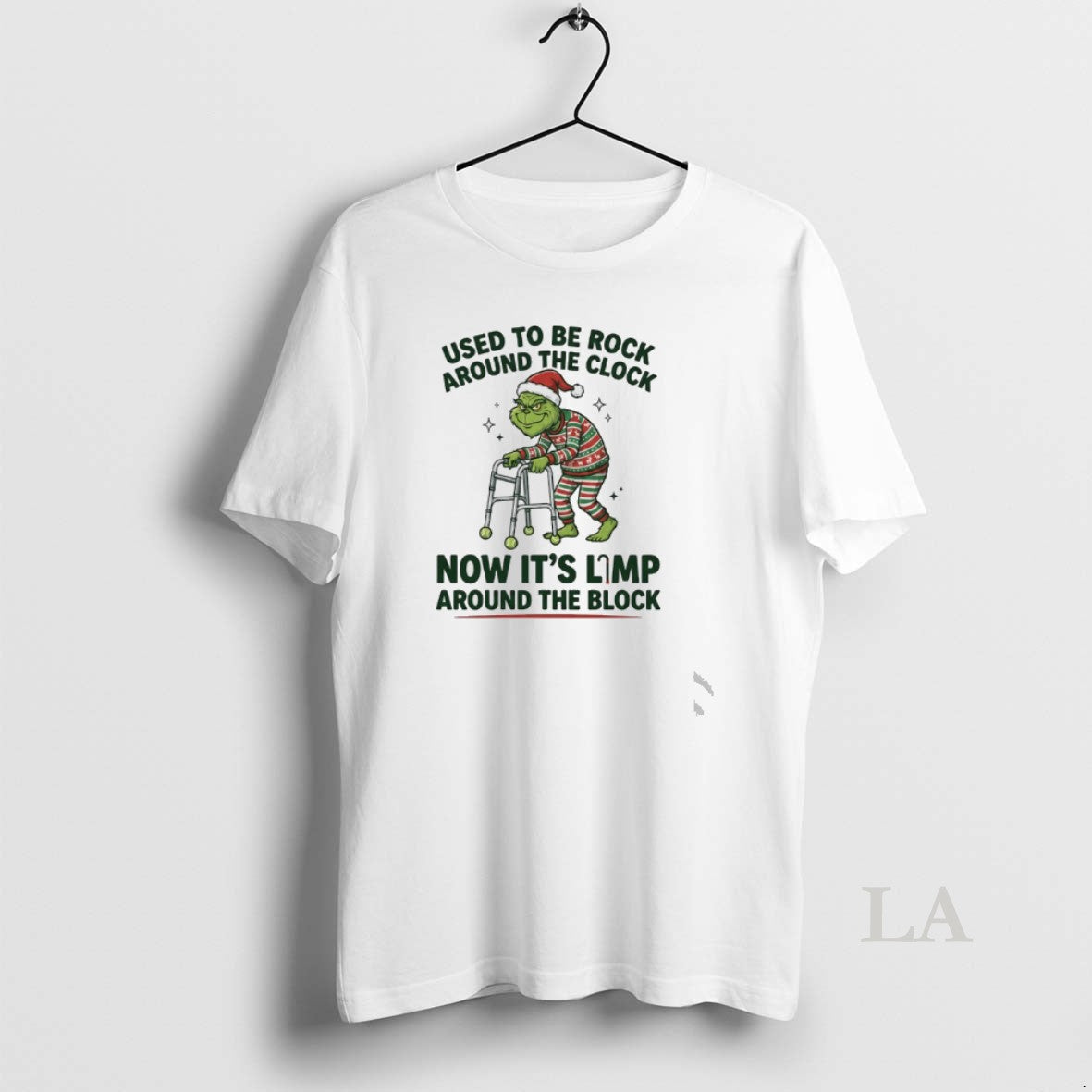 Original Grinch Used Be Rock Around Clock Now Limp Around Block T-Shirts, Hoodie, Sweatshirt - T-Shirt, Sweatshirt, Hoodie
