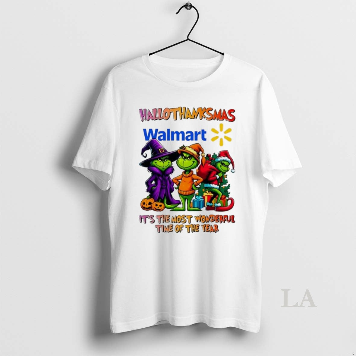 Original Grinch X Walmart Most Time Year Happy Hallothanksmas T-Shirts, Hoodie, Sweatshirt - T-Shirt, Sweatshirt, Hoodie