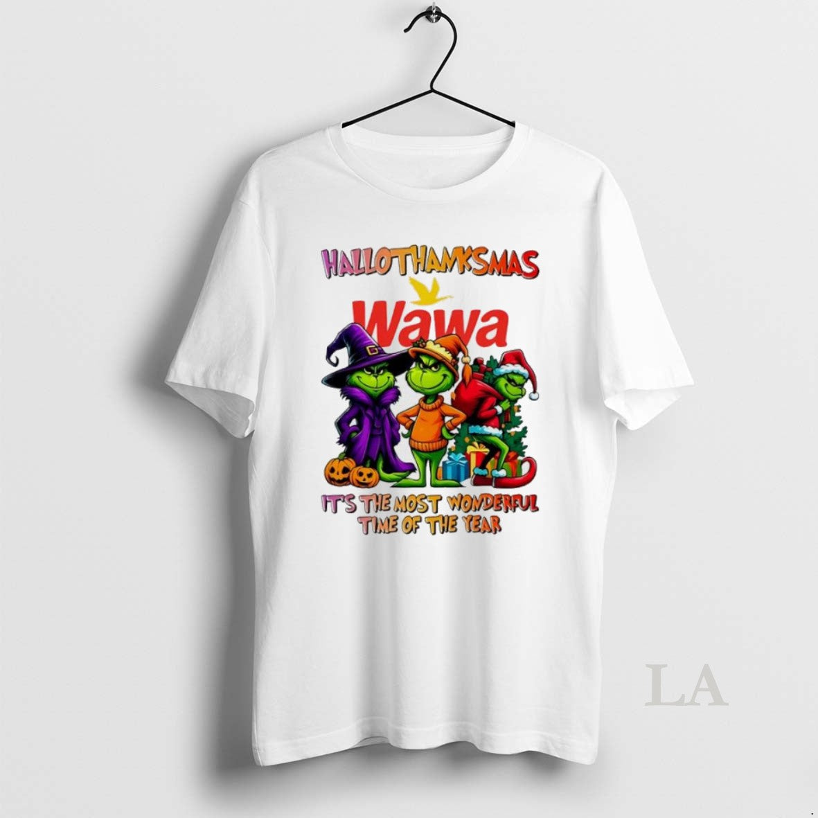 Original Grinch X Wawa Most Time Year Happy Hallothanksmas T-Shirts, Hoodie, Sweatshirt - T-Shirt, Sweatshirt, Hoodie