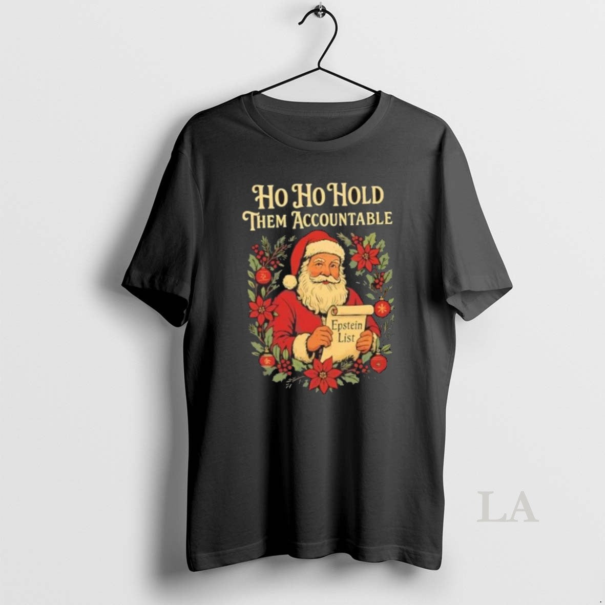 Original Ho Ho Hold Them Accountable Epstein List Santa Claus T-Shirts, Hoodie, Sweatshirt - T-Shirt, Sweatshirt, Hoodie