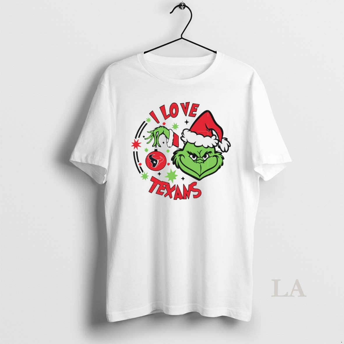 Original Houston Texans X Santa Grinch I Love Texans White T-Shirts, Hoodie, Sweatshirt - T-Shirt, Sweatshirt, Hoodie