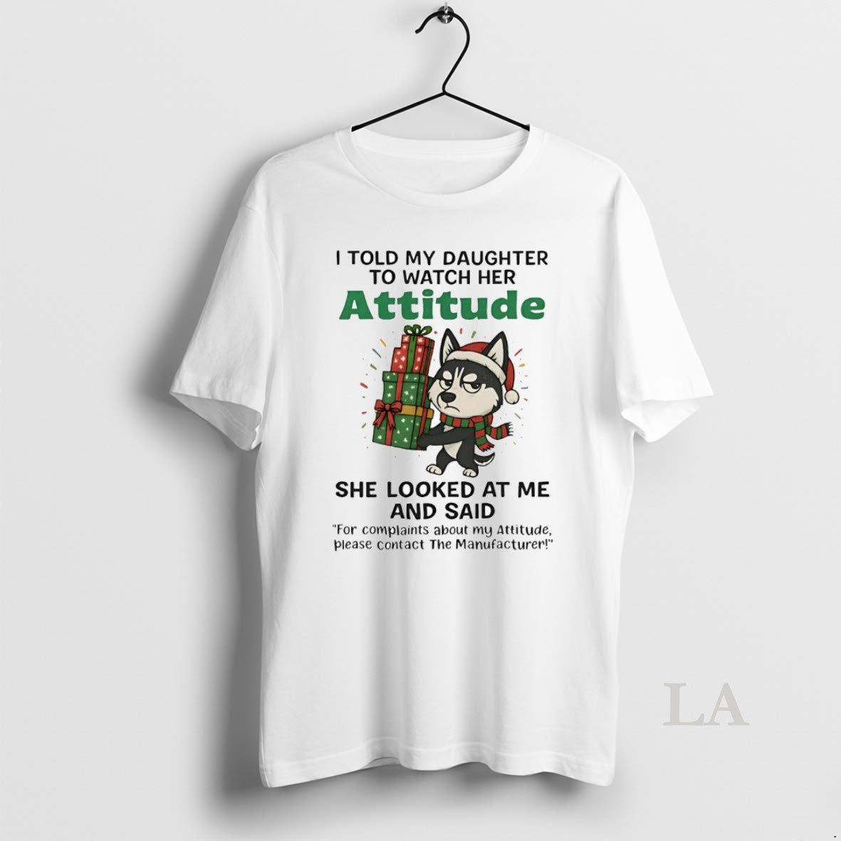 Original Husky I Told My Daughter Watch Her Attitude T-Shirts, Hoodie, Sweatshirt - T-Shirt, Sweatshirt, Hoodie
