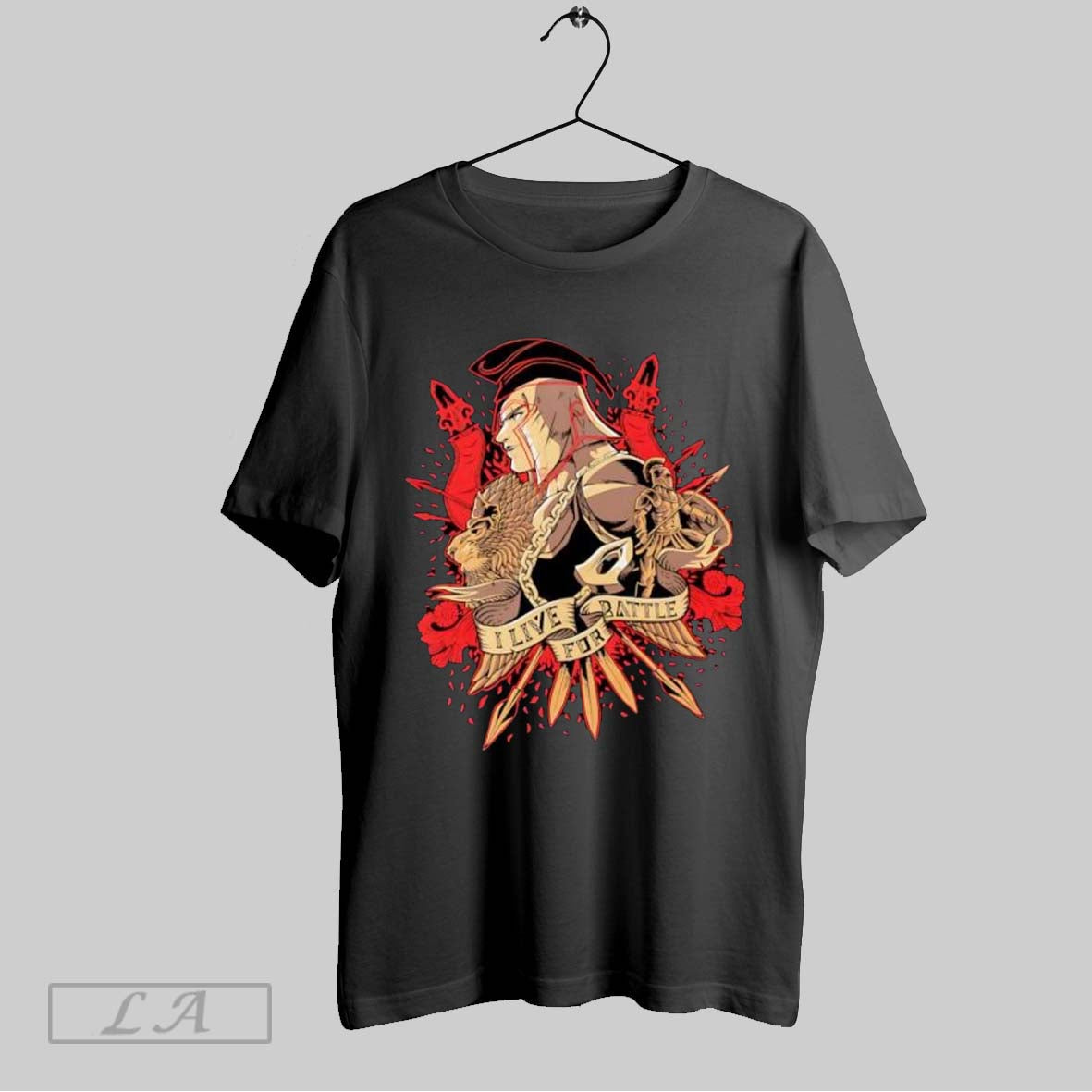 Original I Live Battle Spartan Lion Fantasy T-Shirts, Hoodie, Sweatshirt - T-Shirt, Sweatshirt, Hoodie