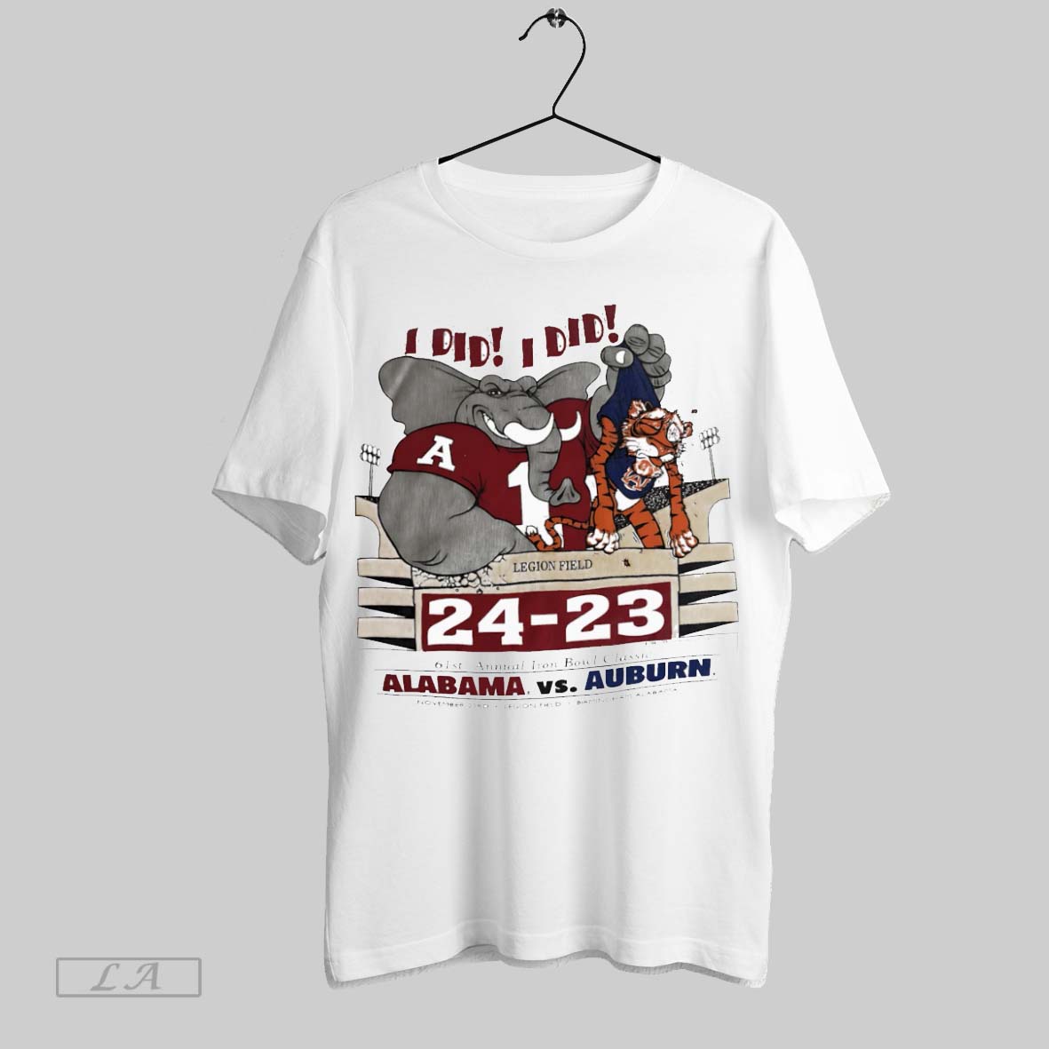 Original I Did I Did Alabama Vs Auburn 61st Annual Iron Bowl T-Shirts, Hoodie, Sweatshirt - T-Shirt, Sweatshirt, Hoodie