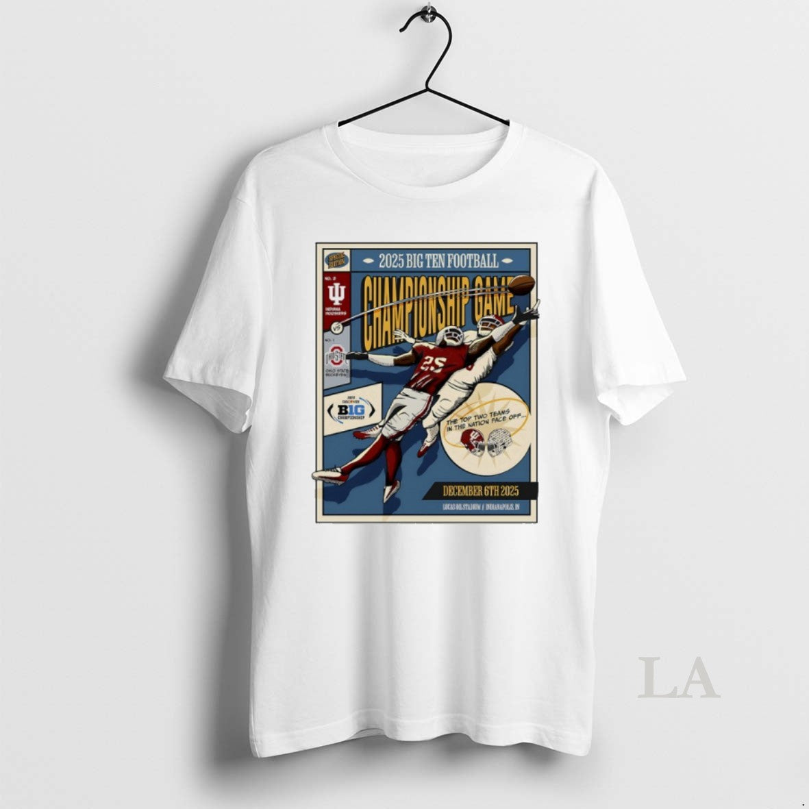 Original Indiana Football 2025 Big Ten Football Championship Game Vintage T-Shirts, Hoodie, Sweatshirt - T-Shirt, Sweatshirt, Hoodie