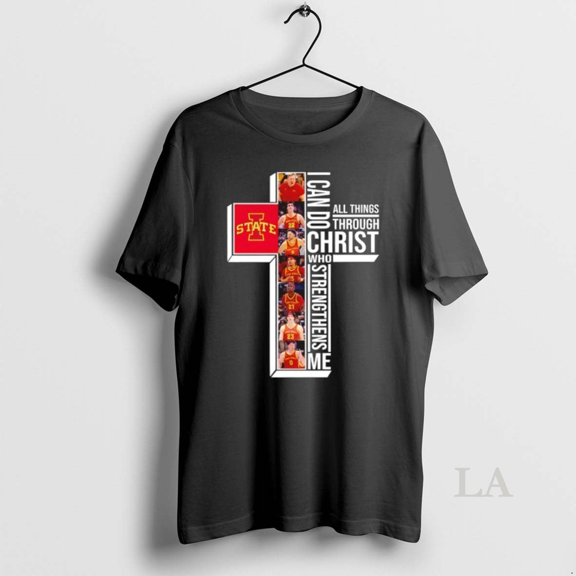 Original Iowa State Cyclones Players Cross I Can Do All Things Through Christ Who Strengthens T-Shirts, Hoodie, Sweatshirt - T-Shirt, Sweatshirt, Hoodie