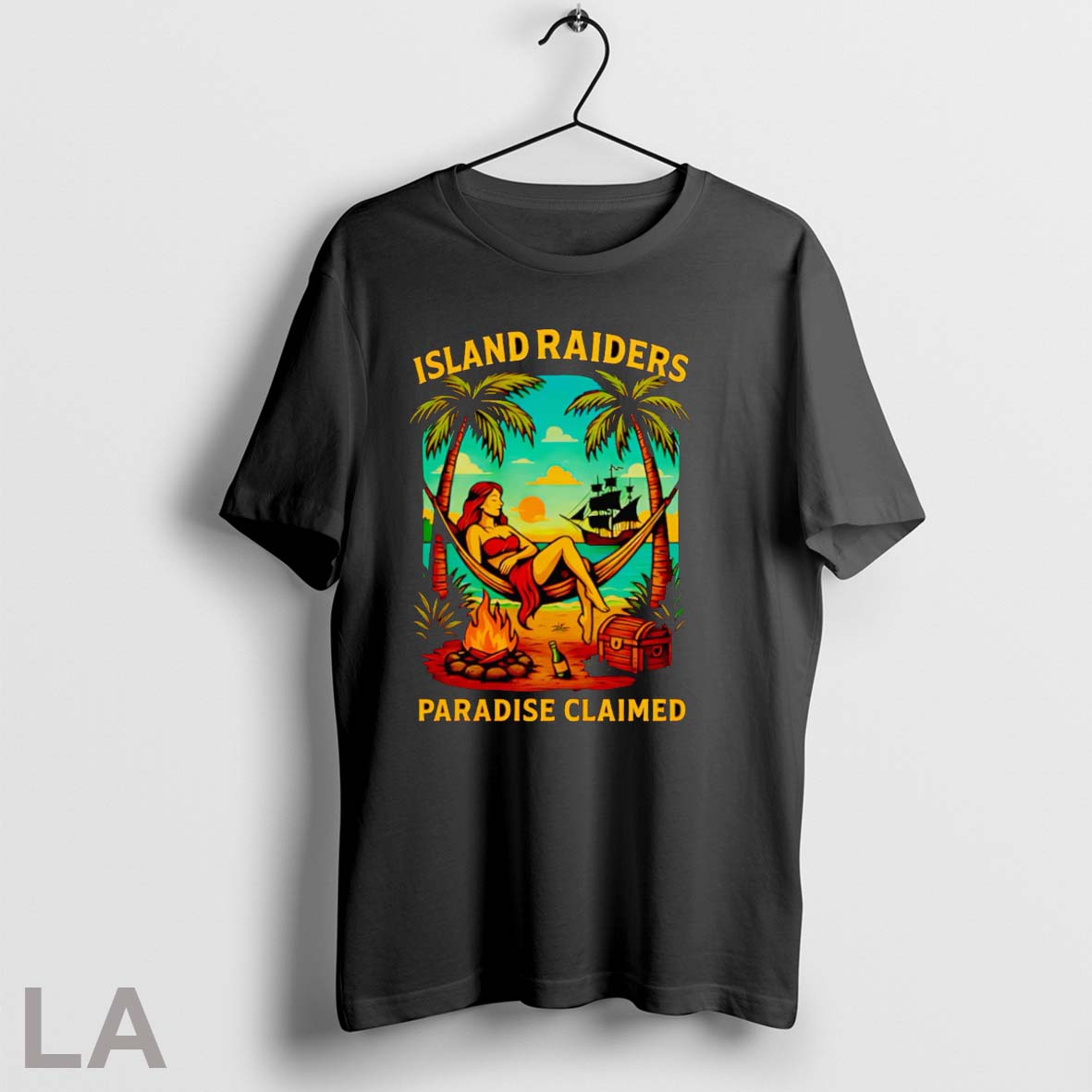 Original Island Raiders Paradise Claimed Poster T-Shirts, Hoodie, Sweatshirt - T-Shirt, Sweatshirt, Hoodie