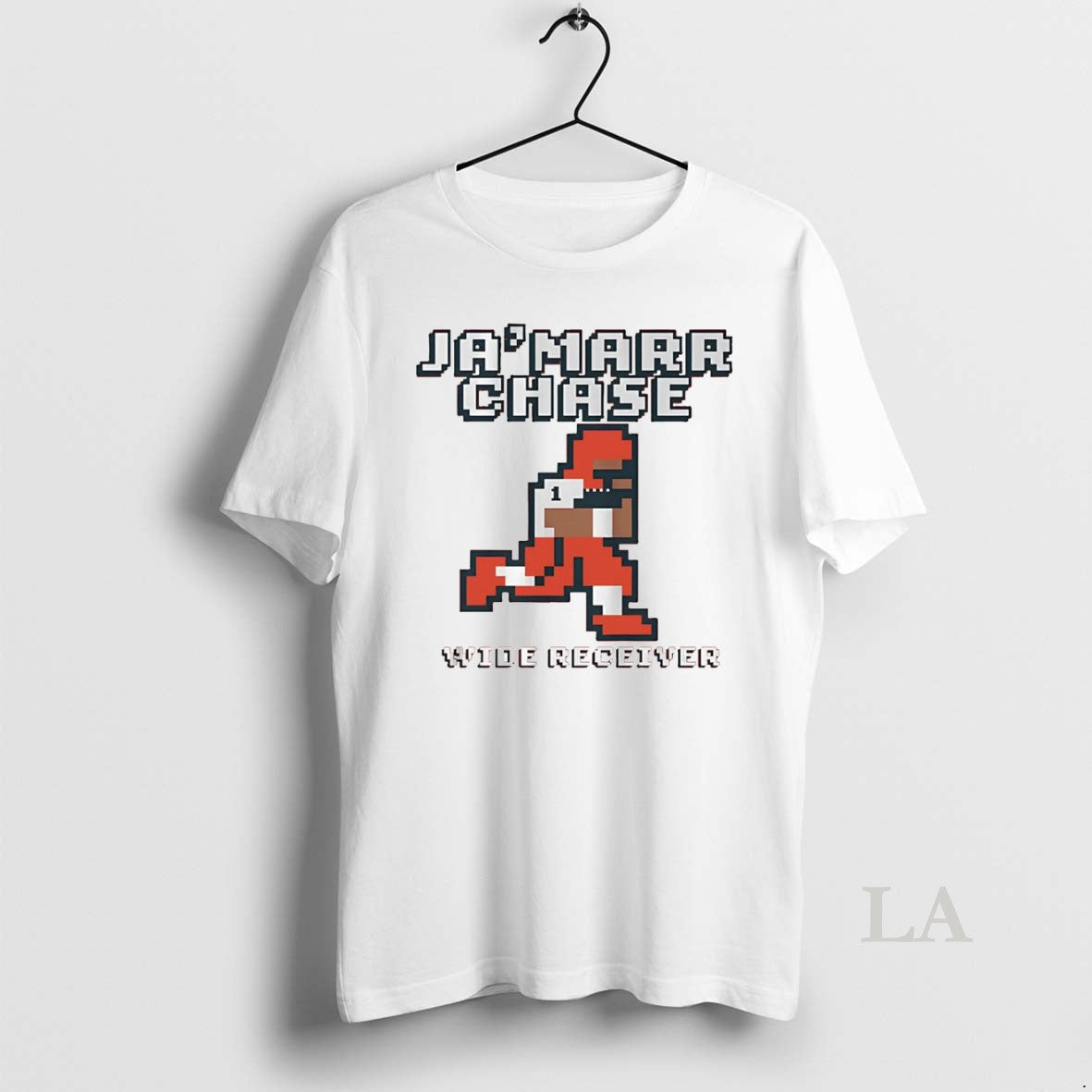 Original Jamarr Chase Baller Pixel Wide Receiver T-Shirts, Hoodie, Sweatshirt - T-Shirt, Sweatshirt, Hoodie