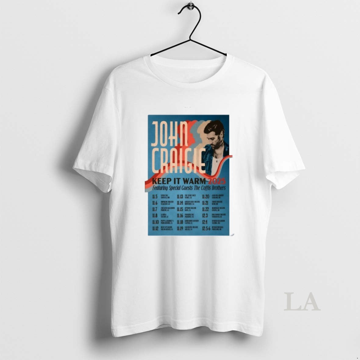 Original John Craigie Keep Warm 2025 Tour T-Shirts, Hoodie, Sweatshirt - T-Shirt, Sweatshirt, Hoodie