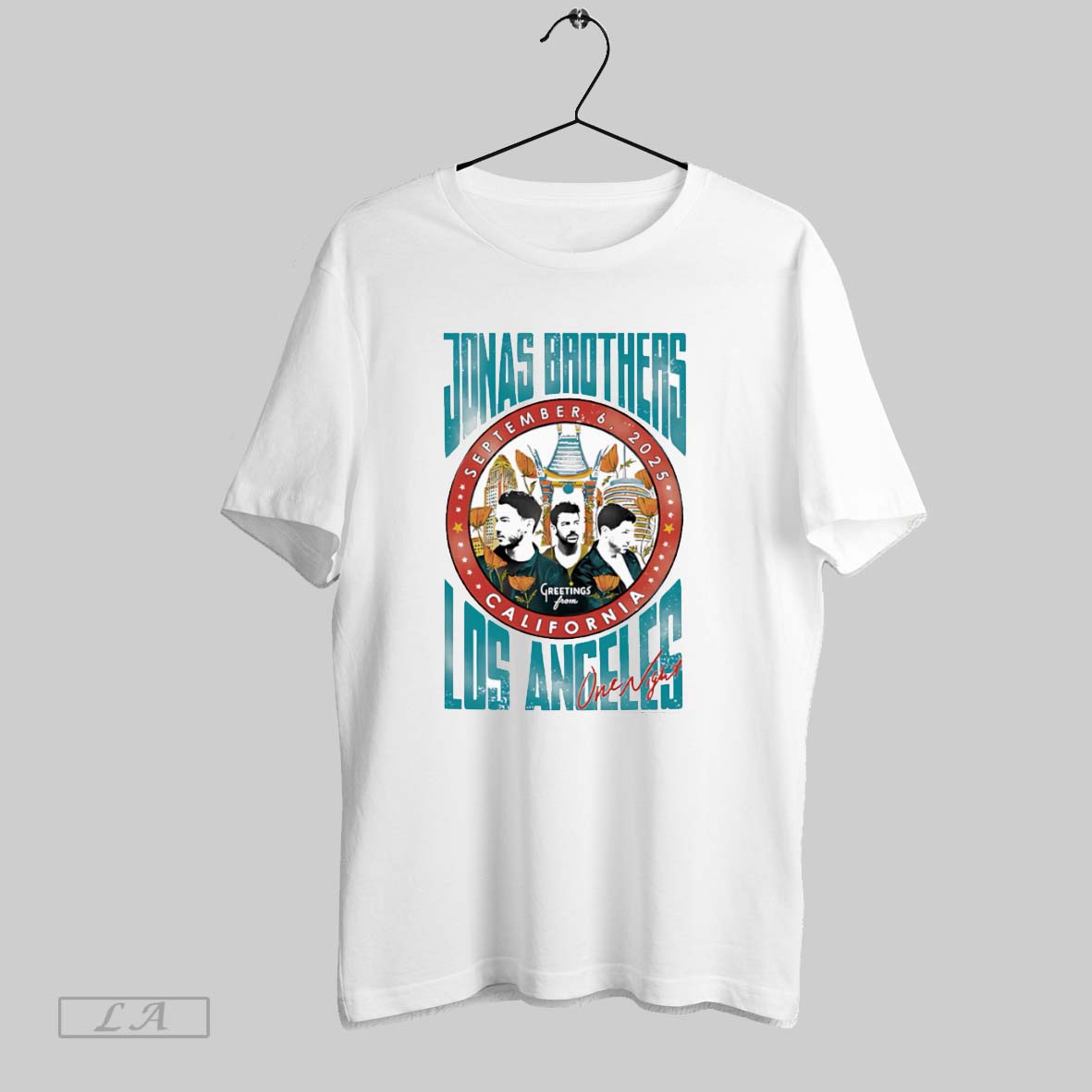 Original Jonas Brothers California Los Angeles One Night T-Shirts, Hoodie, Sweatshirt - T-Shirt, Sweatshirt, Hoodie