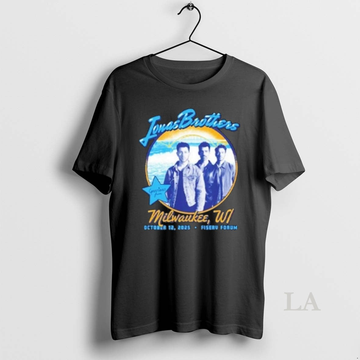 Original Jonas Brothers October 12 2025 Fiserv Forum Milwaukee Tour T-Shirts, Hoodie, Sweatshirt - T-Shirt, Sweatshirt, Hoodie