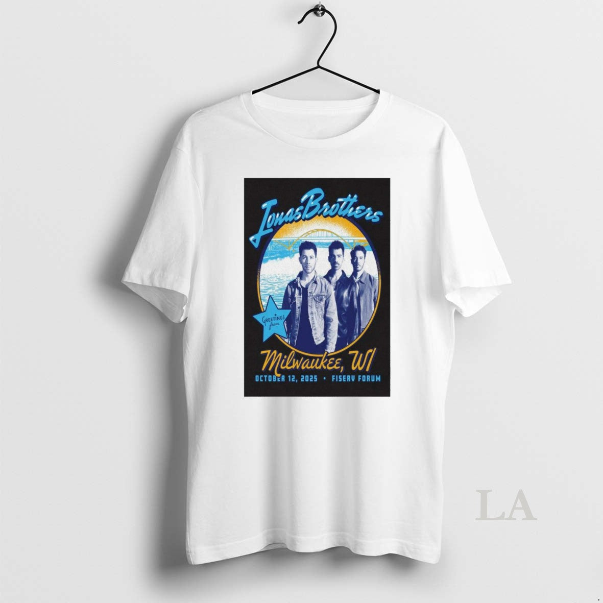 Original Jonas Brothers October 12 2025 Fiserv Forum Milwaukee Wi T-Shirts, Hoodie, Sweatshirt - T-Shirt, Sweatshirt, Hoodie