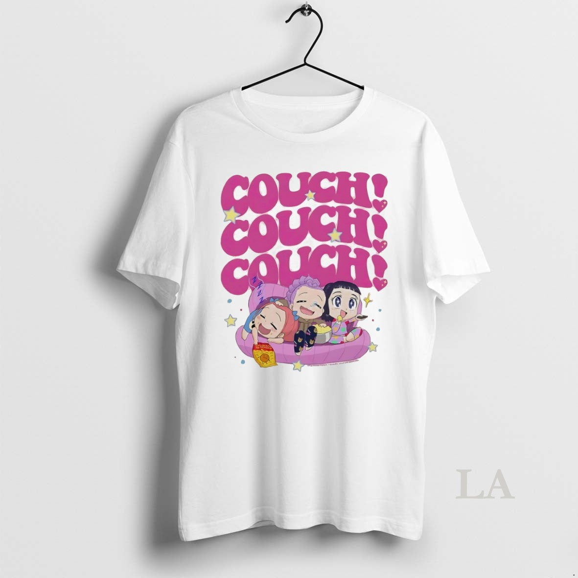Original Kpop Demon Hunters Huntrix Chibi Couch Snacking Skimmer T-Shirts, Hoodie, Sweatshirt - T-Shirt, Sweatshirt, Hoodie