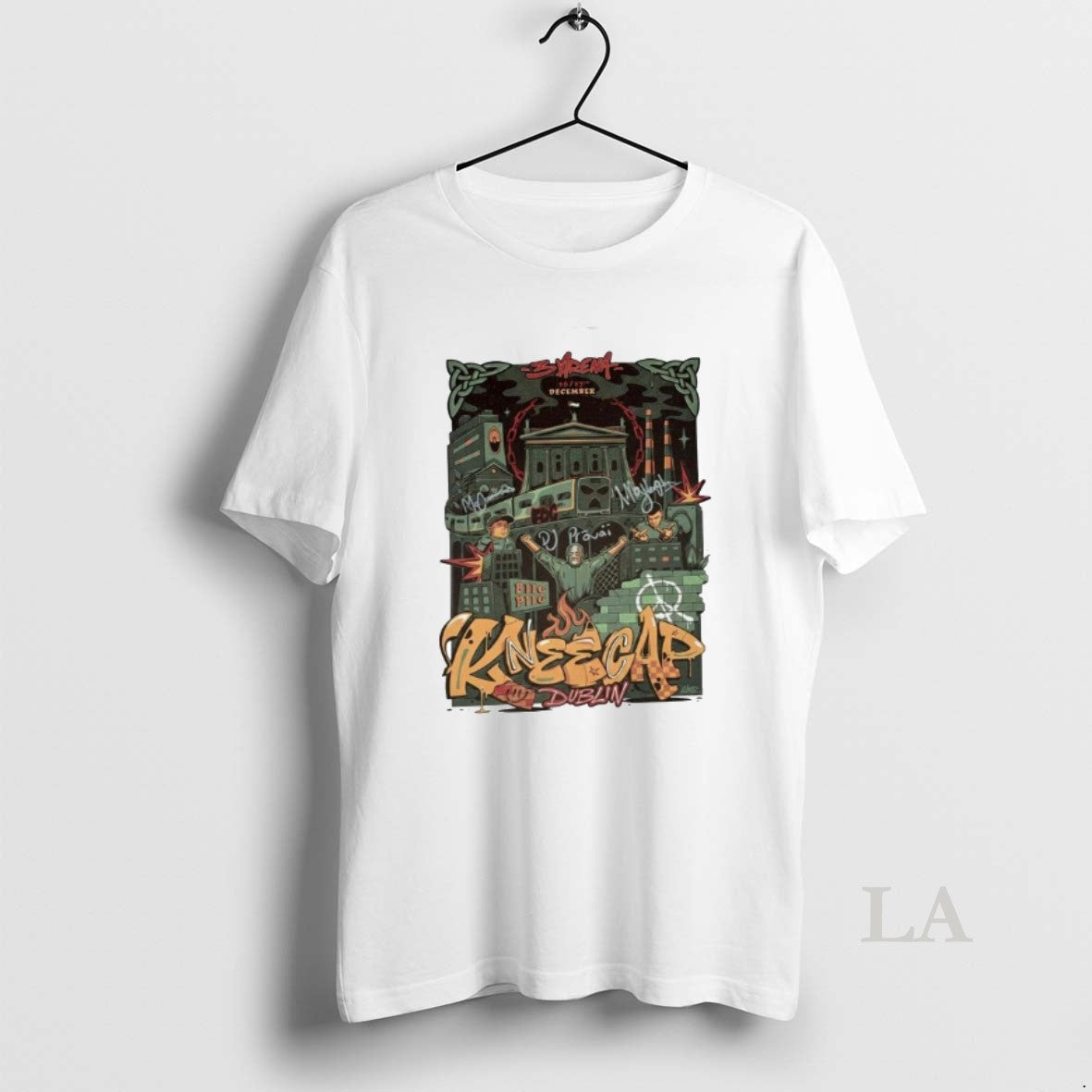 Original Kneecap Dublin Ireland 2025 Event 3 Arena December 16 17 2025 Signed T-Shirts, Hoodie, Sweatshirt - T-Shirt, Sweatshirt, Hoodie
