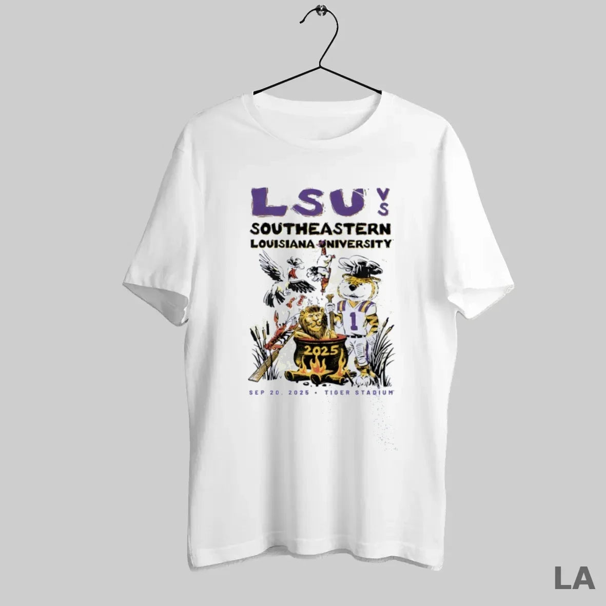 Original Lsu Tiger Vs Southeastern Louisiana Lions Game Day 2025 T-Shirts, Hoodie, Sweatshirt - T-Shirt, Sweatshirt, Hoodie