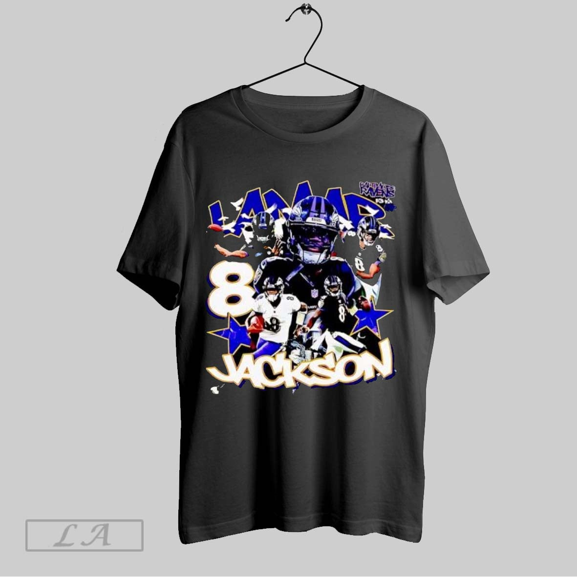 Original Lamar Jackson 8 Baltimore Ravens Qb Collage Football Player T-Shirts, Hoodie, Sweatshirt - T-Shirt, Sweatshirt, Hoodie