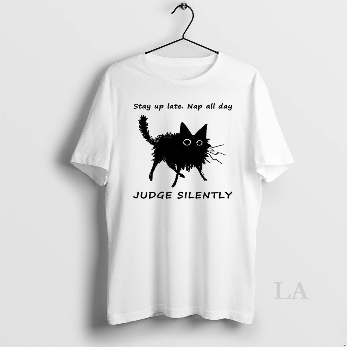 Original Lazy Black Cat Stay Up Late Nap All Day Judge Silently Funny T-Shirts, Hoodie, Sweatshirt - T-Shirt, Sweatshirt, Hoodie