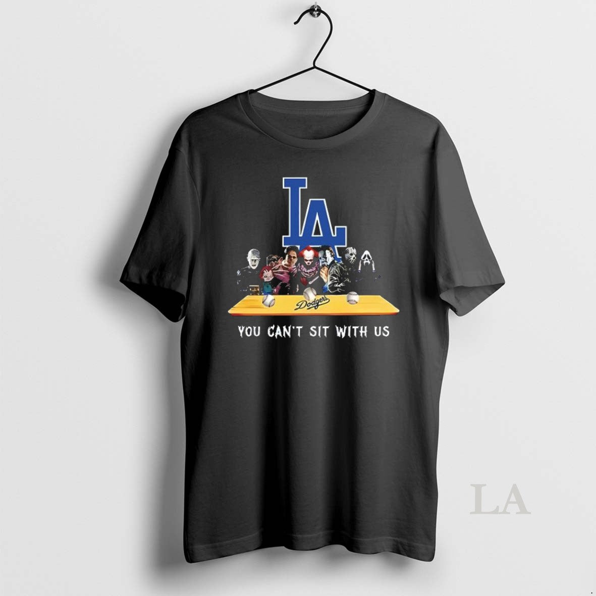 Original Los Angeles Dodgers You Cant Sit Us Horror T-Shirts, Hoodie, Sweatshirt - T-Shirt, Sweatshirt, Hoodie