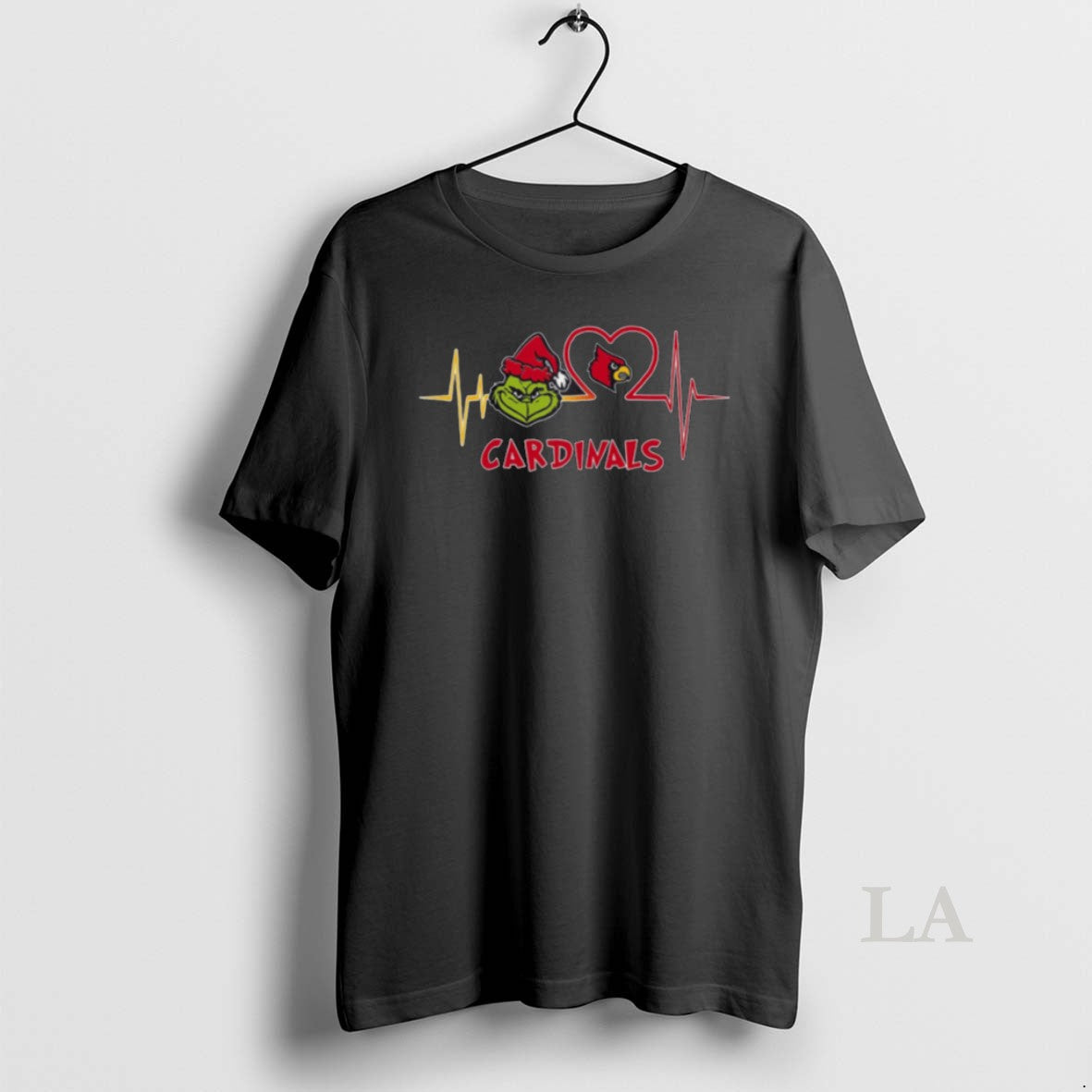 Original Louisville Cardinals X Grinch Santa Heartbeat Love Logo Merry T-Shirts, Hoodie, Sweatshirt - T-Shirt, Sweatshirt, Hoodie