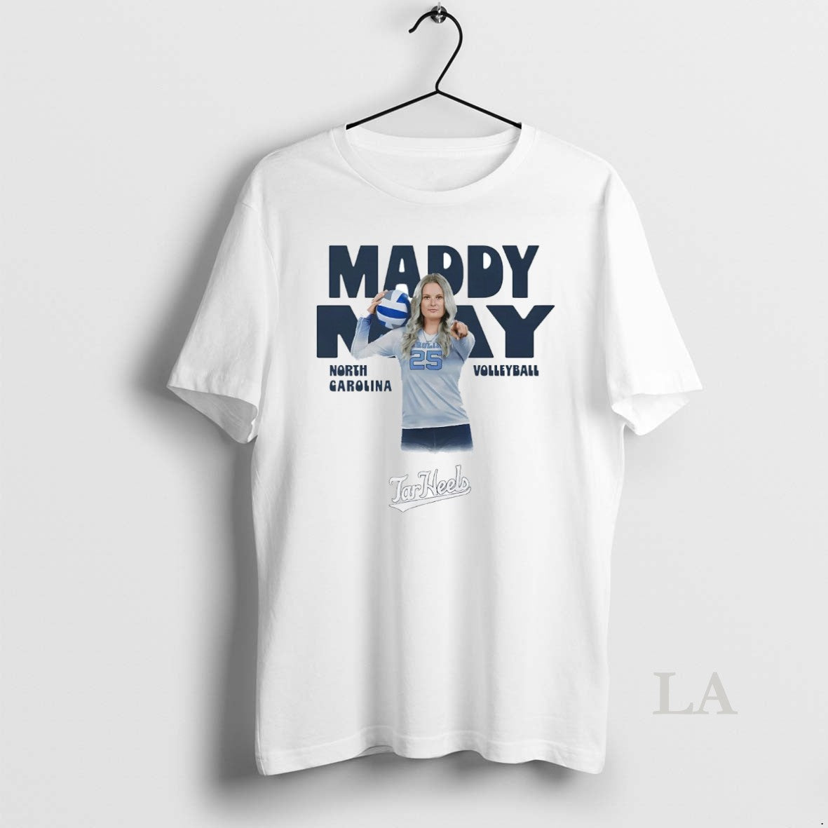 Original Maddy May Illustrated North Carolina Volleyball T-Shirts, Hoodie, Sweatshirt - T-Shirt, Sweatshirt, Hoodie