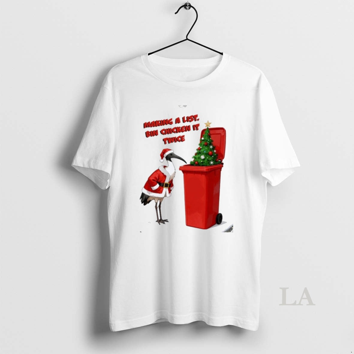 Original Making List Bin Chicken Twice Xmas Tree T-Shirts, Hoodie, Sweatshirt - T-Shirt, Sweatshirt, Hoodie
