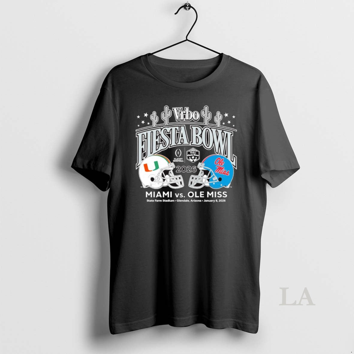 Original Miami Vs Ole Miss 2026 Vrbo Fiesta Bowl Cactus Matchup Cfp Semifinal T-Shirts, Hoodie, Sweatshirt - T-Shirt, Sweatshirt, Hoodie