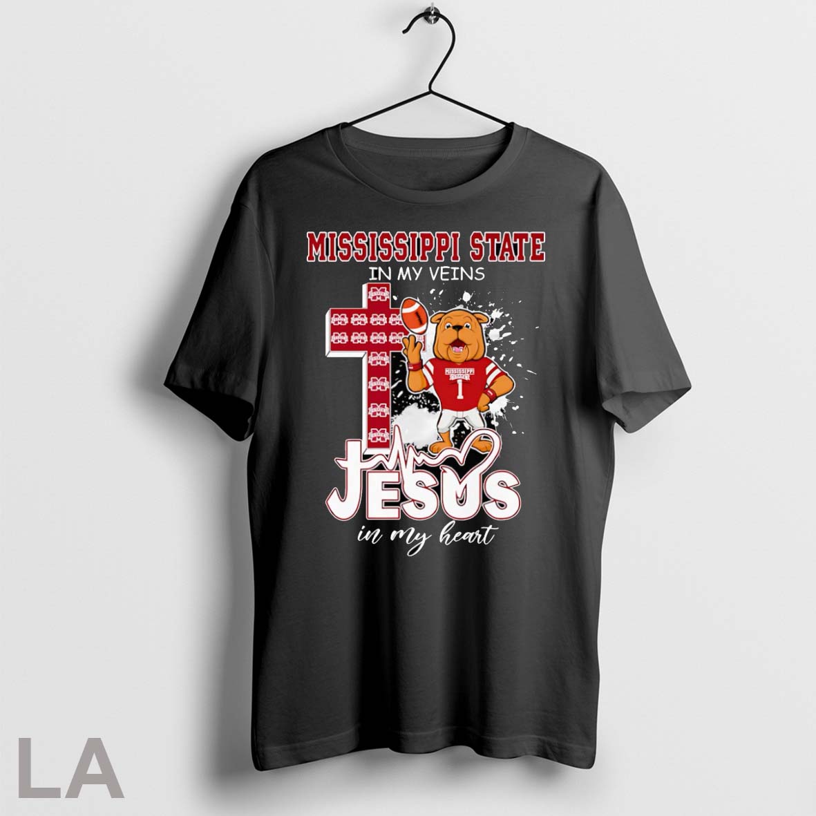 Original Mississippi State My Veins Jesus My Heart Mascot T-Shirts, Hoodie, Sweatshirt - T-Shirt, Sweatshirt, Hoodie
